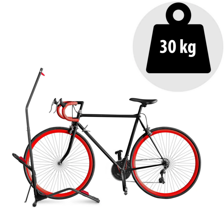 Stojan na bicykel MB1, čierna oceľ, 30 kg | HUMBERG