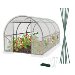 Záhradný fóliovník 3x2m, biely | 6m2 dokonale ochráni vaše rastliny a plodiny pred nepriaznivými poveternostnými vplyvmi či škodcami.