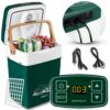 Turistická chladnička Icemax 2v1, 32 L, zelená | Berdsen je ľahká chladnička s funkciou chladenia a ohrevu, hodí sa preto na každý váš výlet!