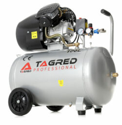 Olejový kompresor, 100L, 3500W + príslušenstvo | TAGRED