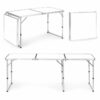 Skladací turistický stôl, biely, 180 x 60 cm | Modern Home