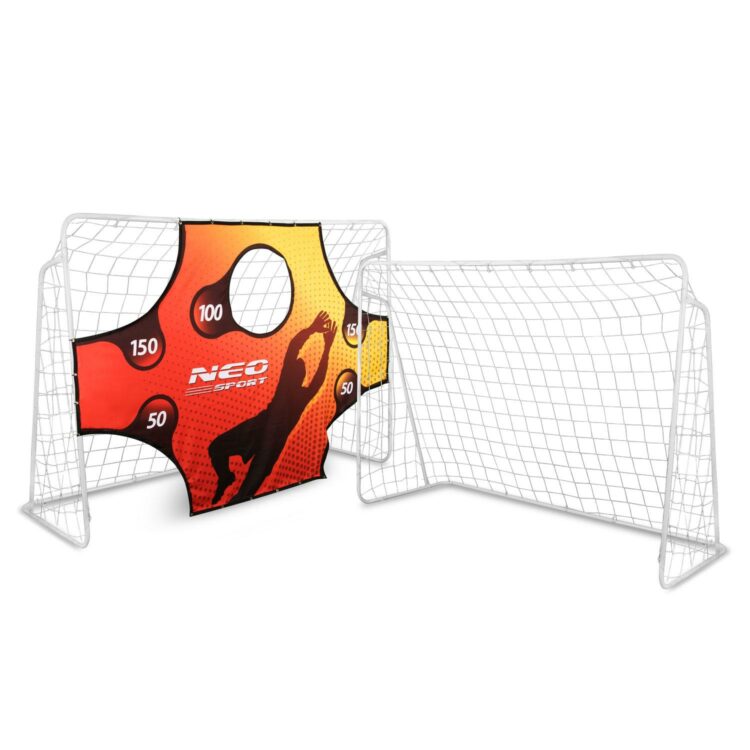 Futbalová bránka, 245 x 155 x 80 cm + cieľová podložka | Neo-Sport