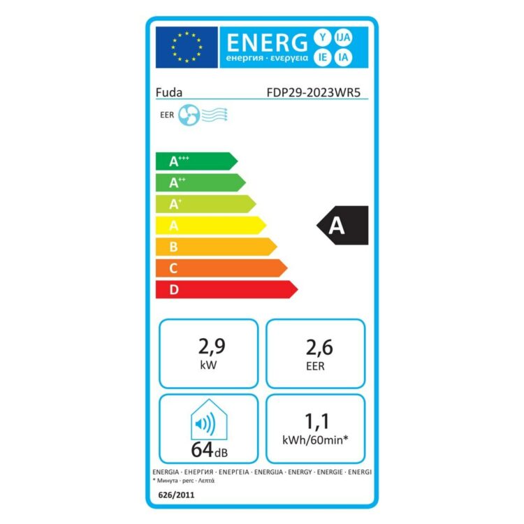 Prenosná klimatizácia BD-580, 5v1, 2900 W | Berdsen