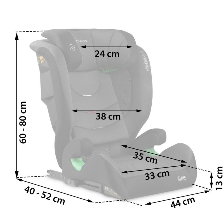 Autosedačka Louis Soft, ISOFIX, 15-36 kg, šedá | Nukido