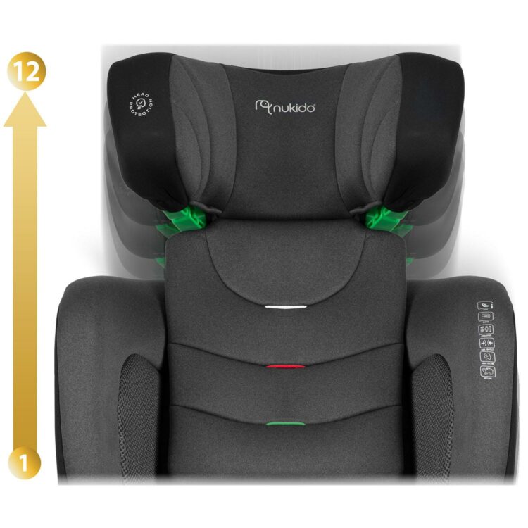 Autosedačka Louis Soft, ISOFIX, 15-36 kg, šedá | Nukido