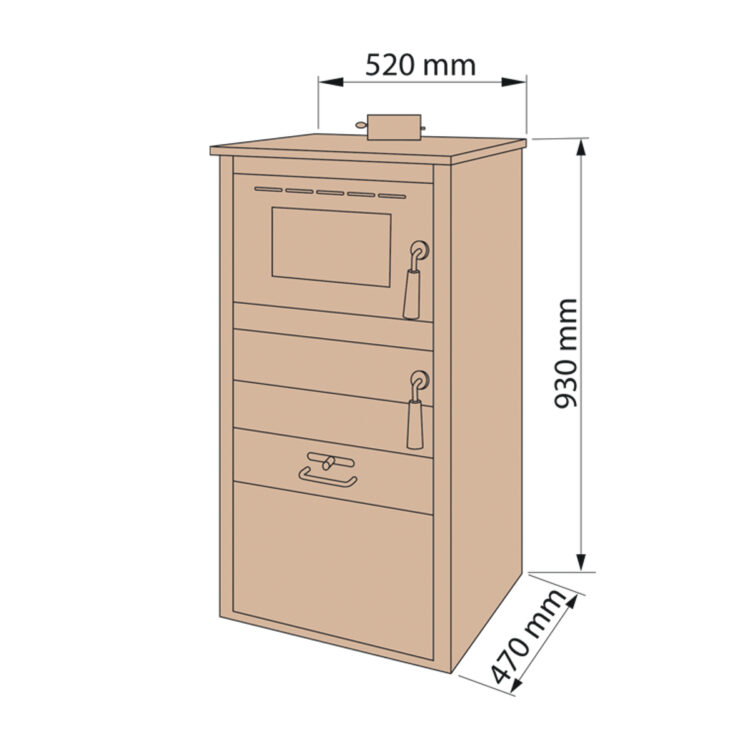 Krbové kachle 10kW TERMOOLIMP (bazár)