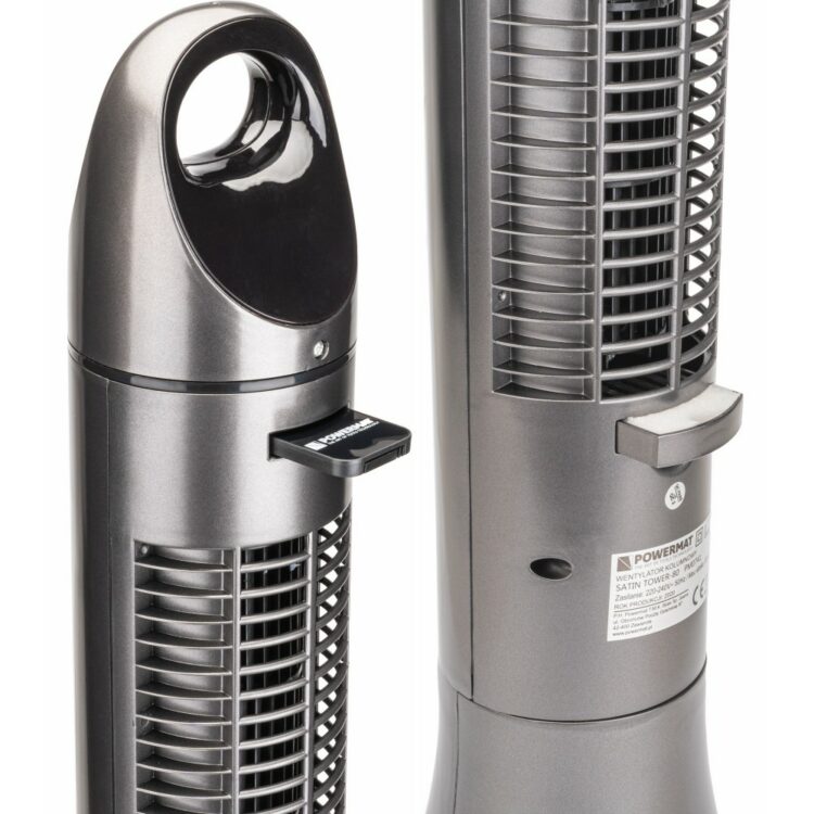 Stĺpový ventilátor - 80 W | Powermat Satin Tower-80 (Výstavný kus)