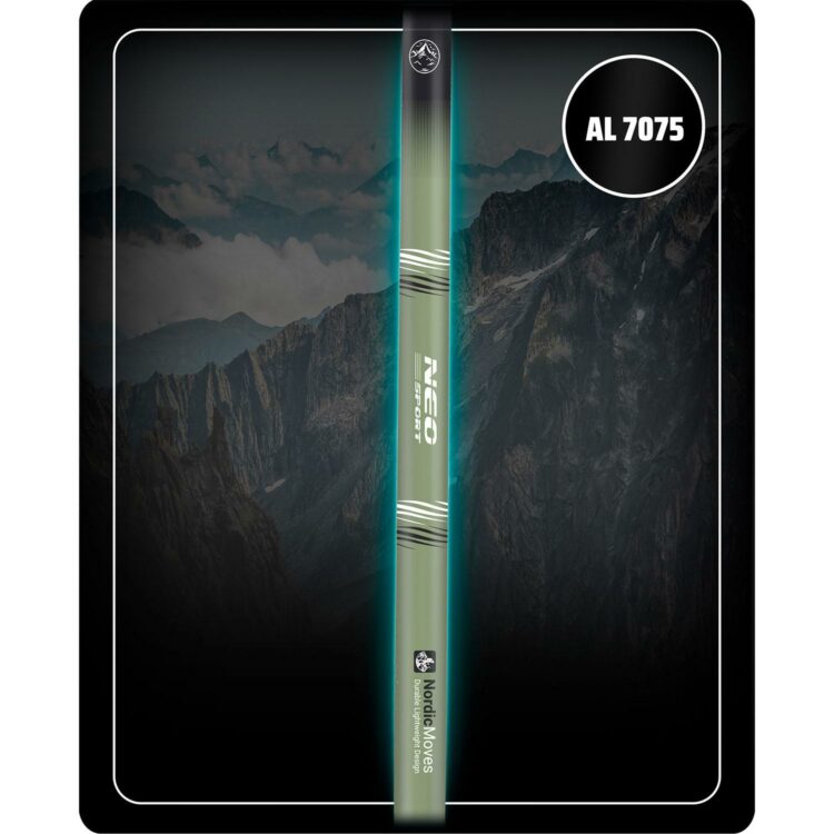 Trekingové palice NS-383, 143 cm, zelené | Neo-Sport