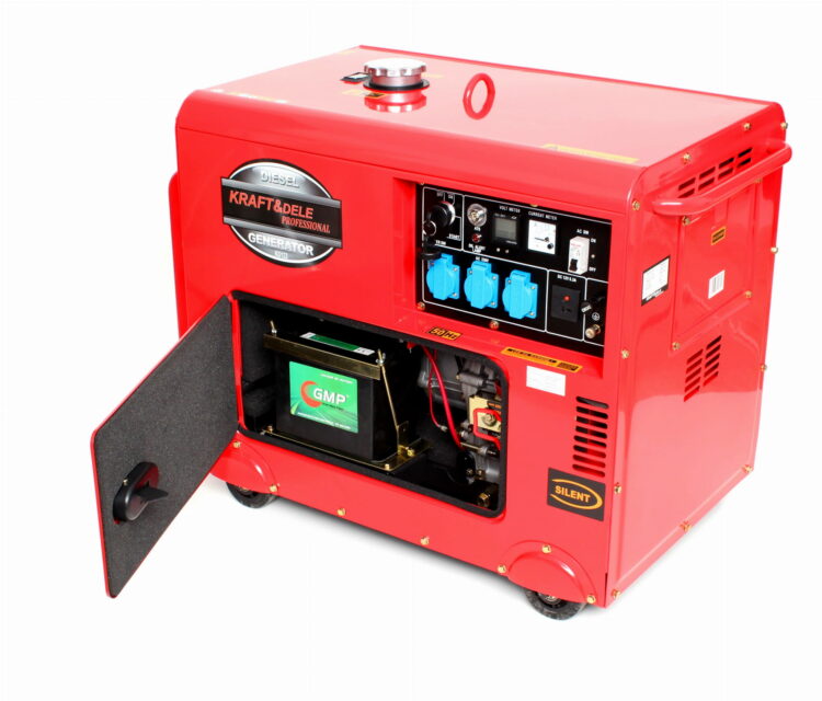 Naftová elektrocentrála, 7000W, 12/230V | KD123