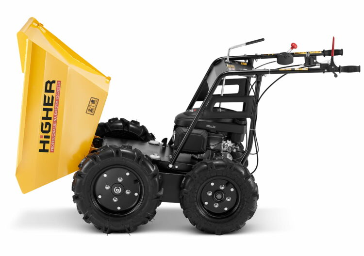 Motorový vyklápací fúrik, LONCIN 4,5 HP, 300 kg | HIGHER