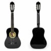 Detská drevená gitara, 6 strun, čierna | ECOTOYS