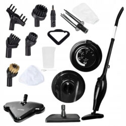 Parný mop, 12v1, čierny | KD665