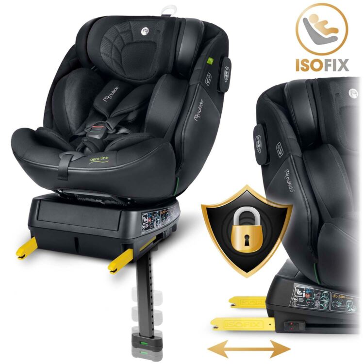 Autosedačka ISOFIX, 0-36kg, čierna | Nukido Prestige