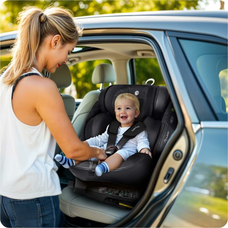 Autosedačka ISOFIX, 0-36kg, čierna | Nukido Prestige