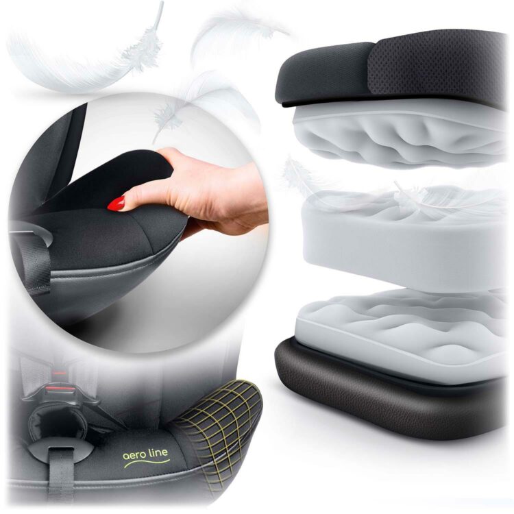 Autosedačka ISOFIX, 0-36kg, čierna | Nukido Prestige