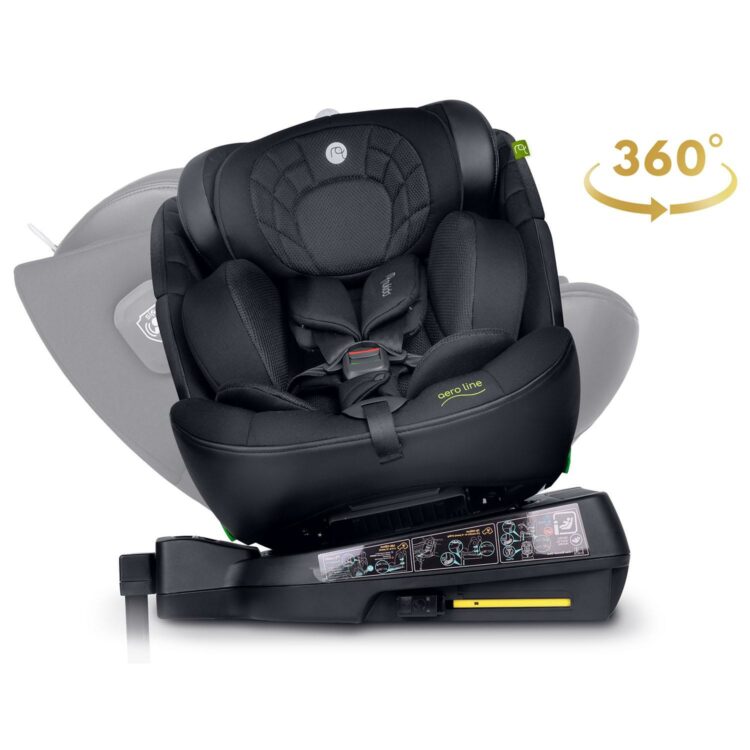 Autosedačka ISOFIX, 0-36kg, čierna | Nukido Prestige