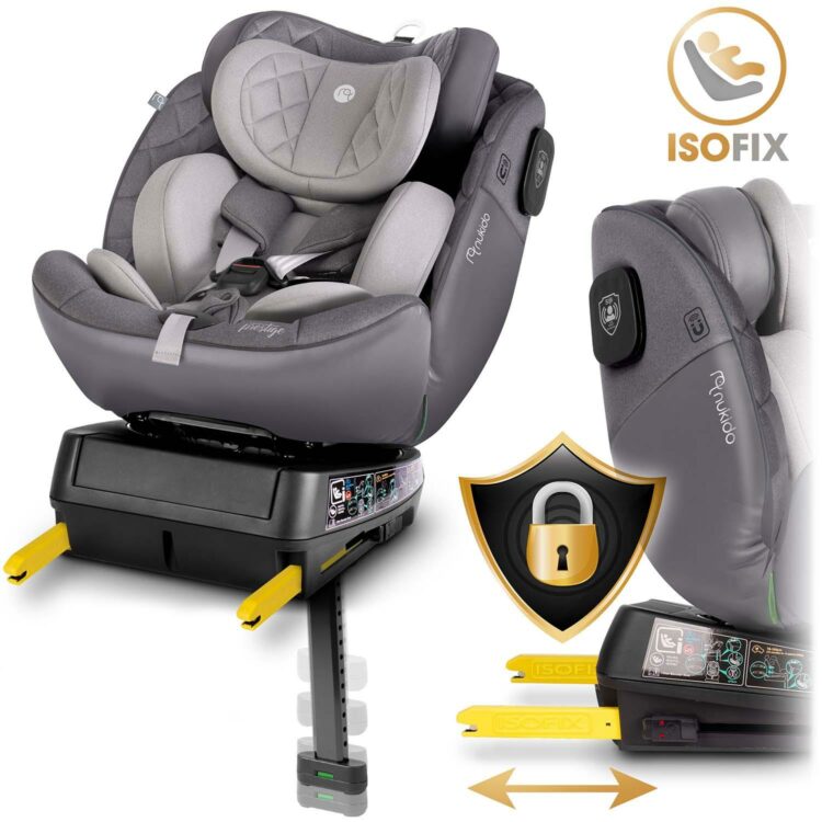 Autosedačka ISOFIX, 0-36kg, sivá | Nukido Prestige