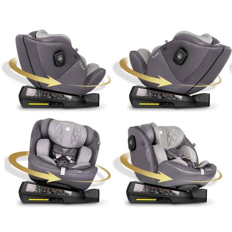 Autosedačka ISOFIX, 0-36kg, sivá | Nukido Prestige