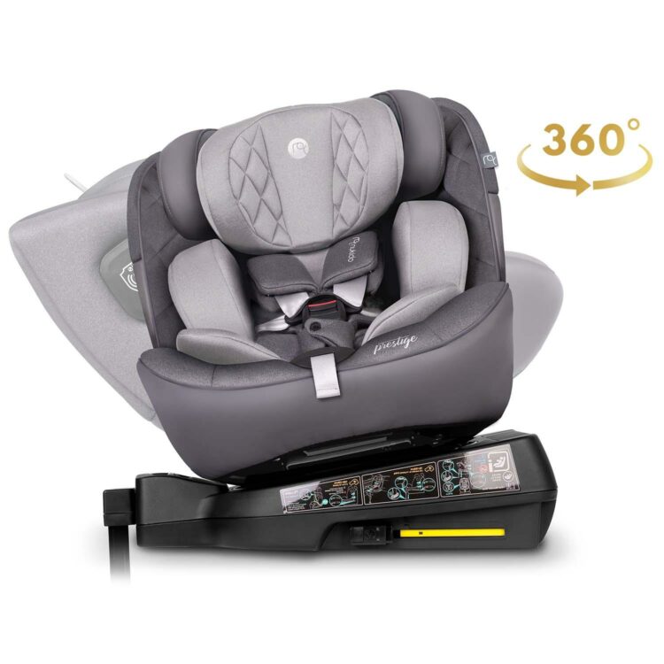 Autosedačka ISOFIX, 0-36kg, sivá | Nukido Prestige