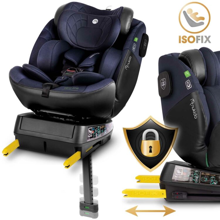 Autosedačka ISOFIX, 0-36kg, tmavomodrá | Nukido Prestige