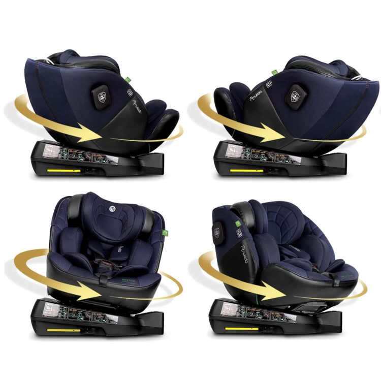 Autosedačka ISOFIX, 0-36kg, tmavomodrá | Nukido Prestige