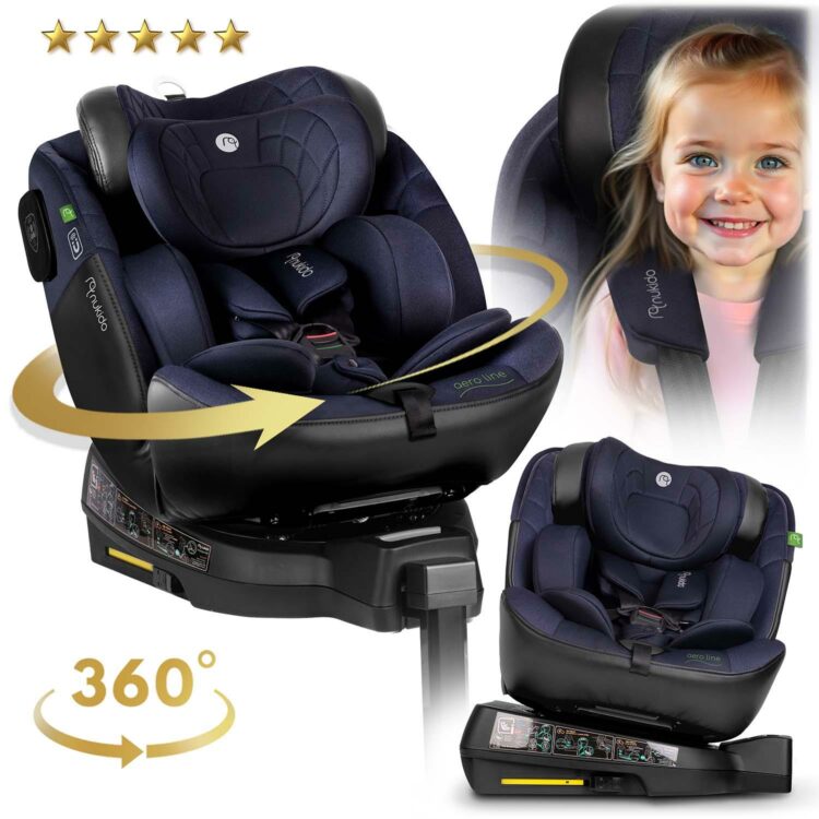 Autosedačka ISOFIX, 0-36kg, tmavomodrá | Nukido Prestige