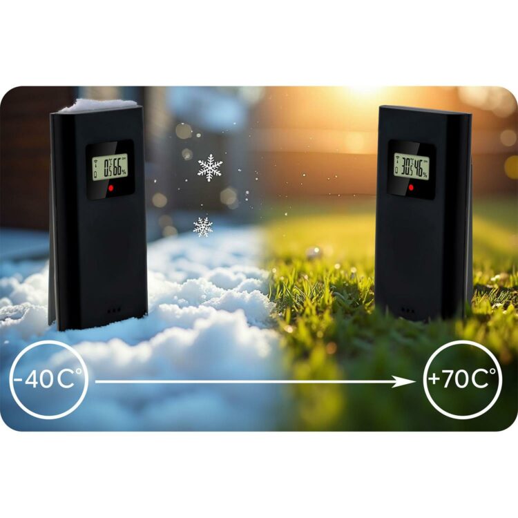 Meteorologická stanica BD-912, čierna | Berdsen