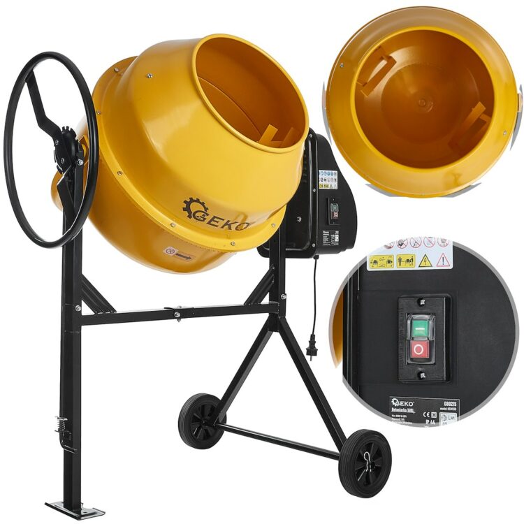 Miešačka betónu, 200L, 1000W | GEKO