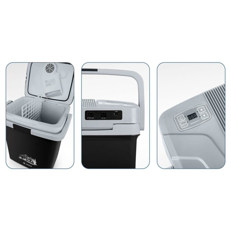 Prenosná chladnička Icemax, ECO, 26L, čierna | Berdsen