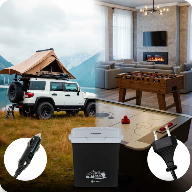 Prenosná chladnička Icemax, ECO, 26L, čierna | Berdsen