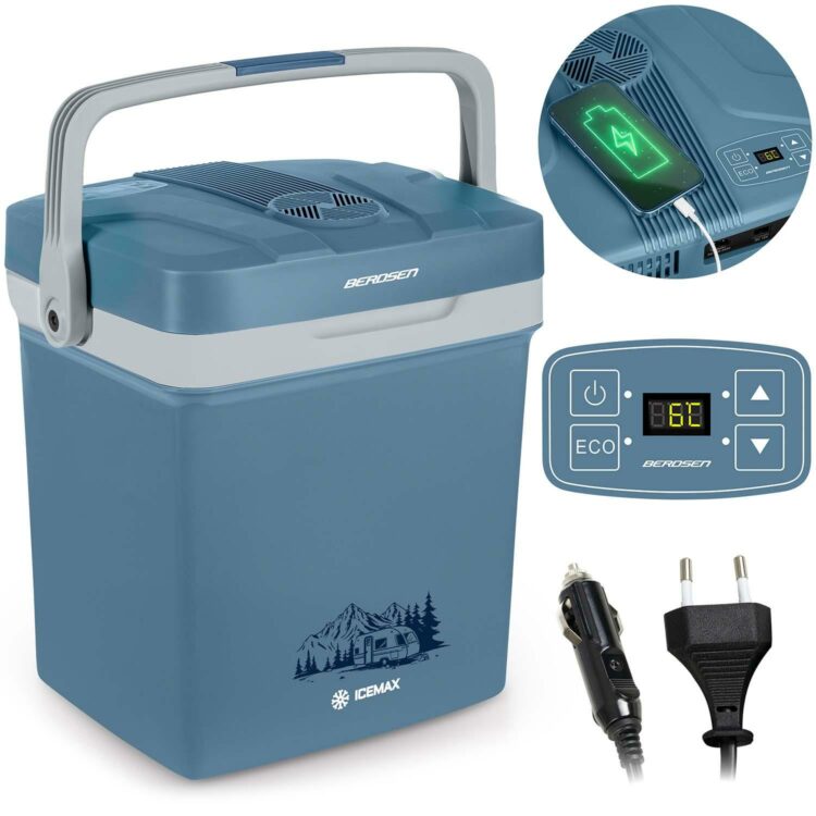 Prenosná chladnička Icemax, ECO, 26L, modrá | Berdsen