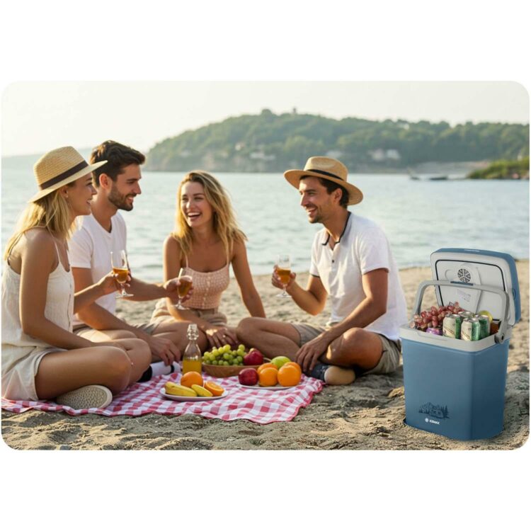 Prenosná chladnička Icemax, ECO, 26L, modrá | Berdsen