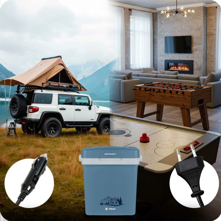 Prenosná chladnička Icemax, ECO, 26L, modrá | Berdsen