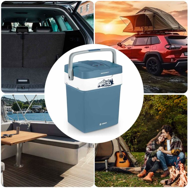 Prenosná chladnička Icemax, ECO, 29 L, modrá | Berdsen
