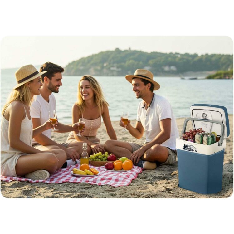 Prenosná chladnička Icemax, ECO, 29 L, modrá | Berdsen