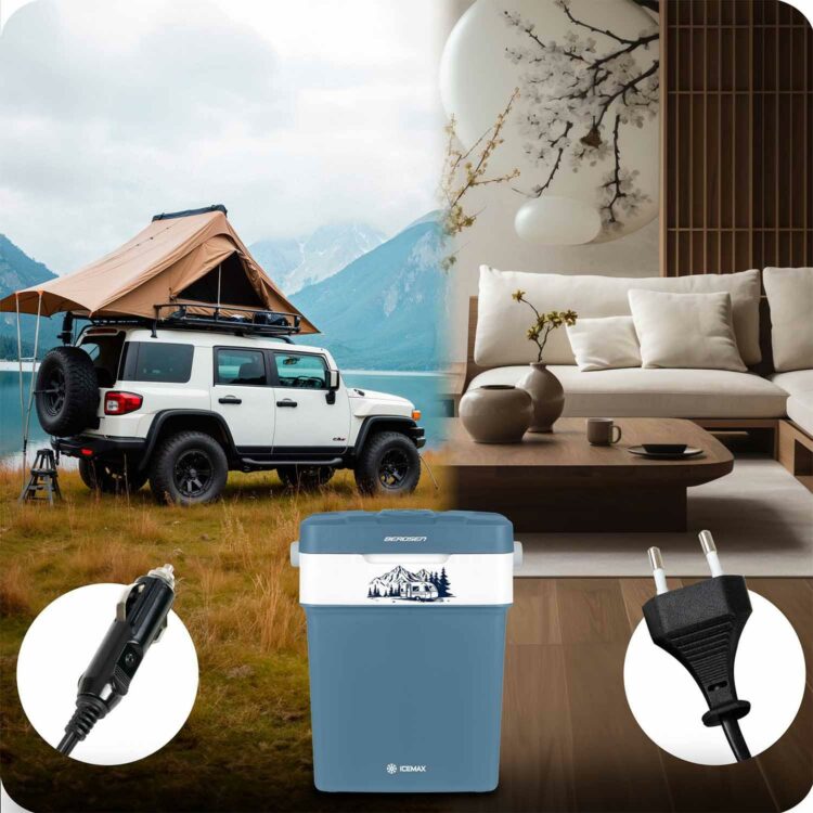 Prenosná chladnička Icemax, ECO, 29 L, modrá | Berdsen