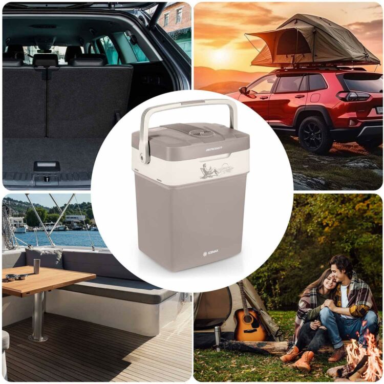 Prenosná chladnička Icemax, ECO, 29 L, sivá | Berdsen