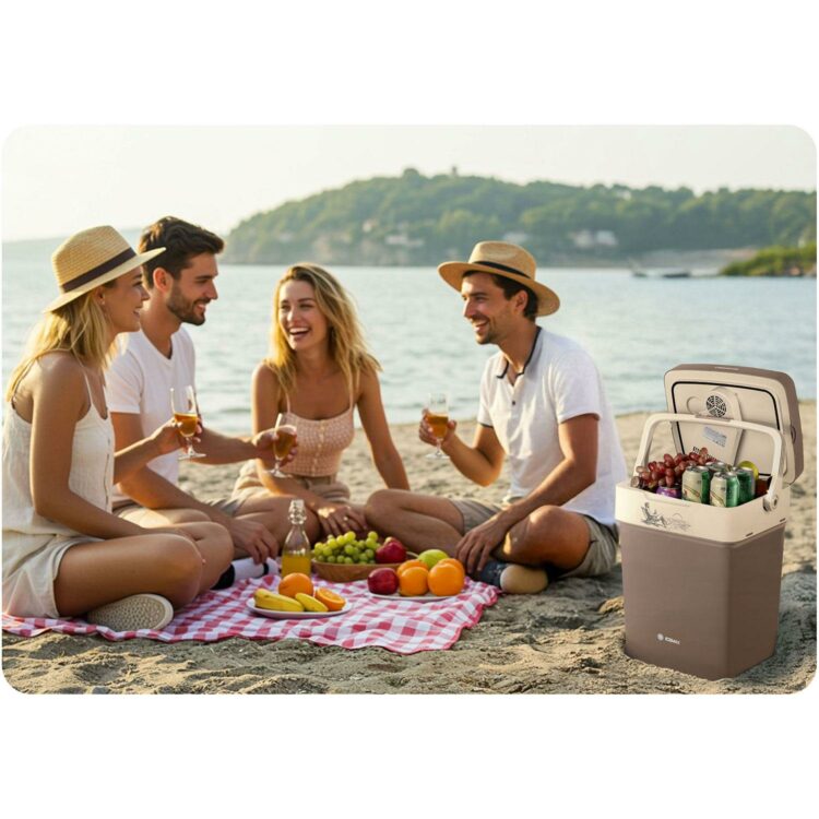 Prenosná chladnička Icemax, ECO, 29 L, sivá | Berdsen