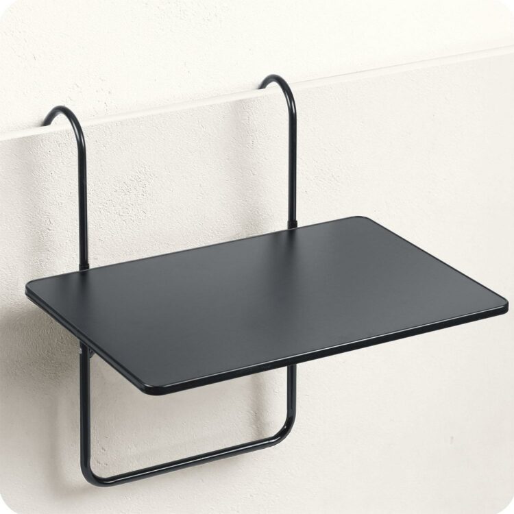 Skladací balkónový stôl SO-982, 60x43cm, čierny | Sofotel