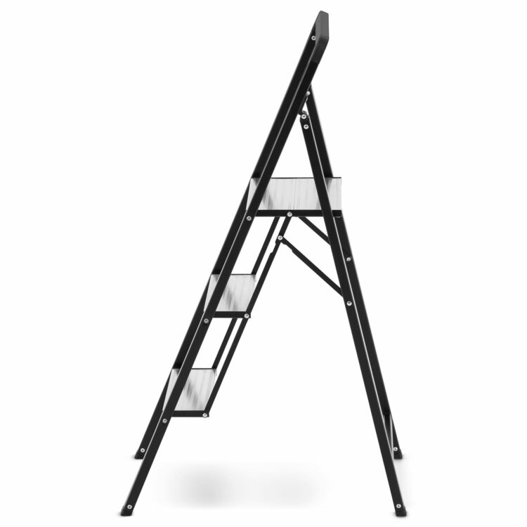 Skladací rebrík s držiakom, 3-stupňový | HIGHER