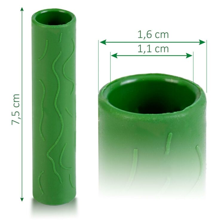 Spojky pre oporné tyče PL-941, 10ks, 11mm, zelené | Plonos