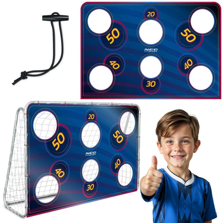 Tréningová futbalová plachta, modrá, 215x150cm | Neo-Sport