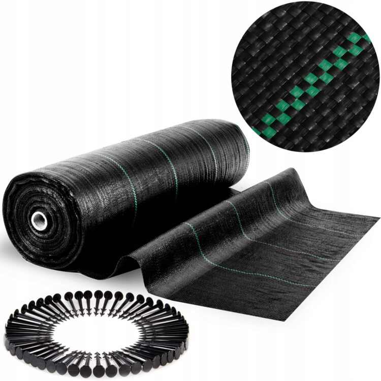 Záhradná agrotextília 90g/m2, 1,6m x 50m, čierna | Plonos
