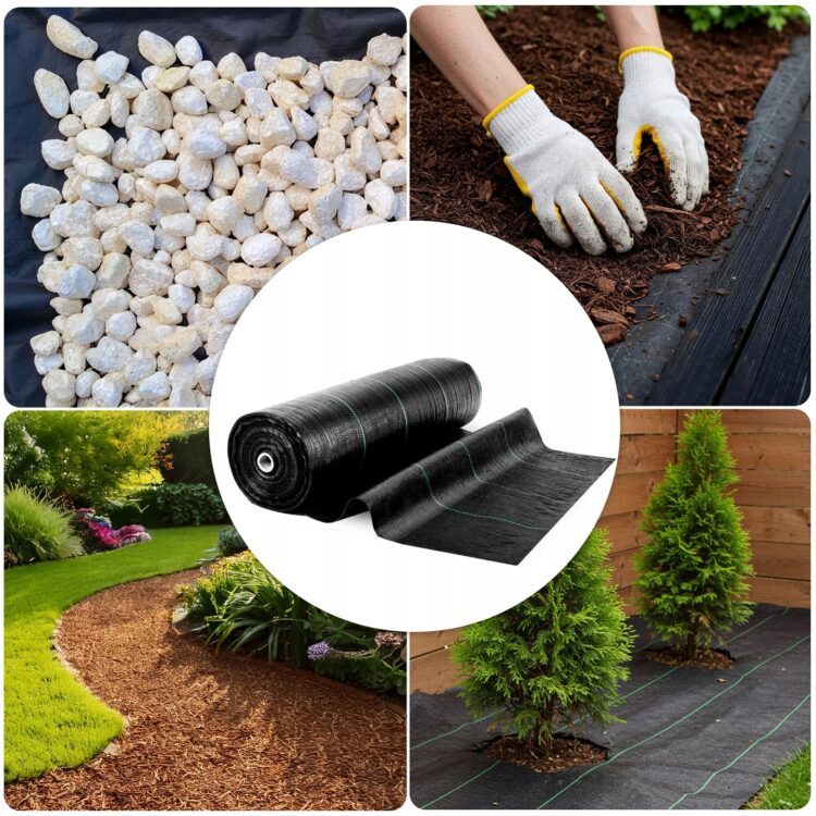 Záhradná agrotextília 90g/m2, 1,6m x 50m, čierna | Plonos