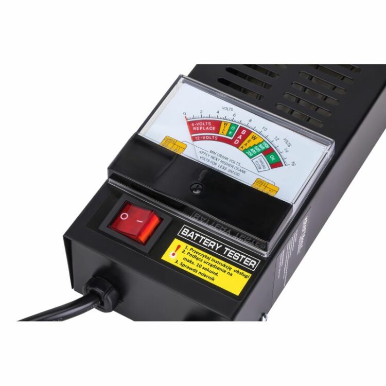 Analógový tester batérií, 6/12V, 200-1000A | KD5675