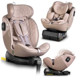 Autosedačka Aero Line, ISOFIX,0-36 kg, béžová | Nukido