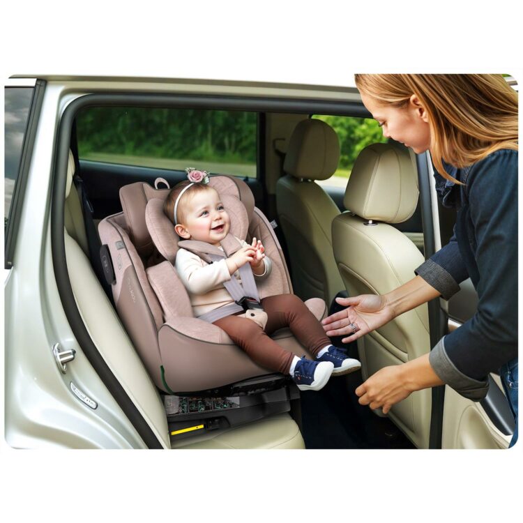 Autosedačka Aero Line, ISOFIX,0-36 kg, béžová | Nukido