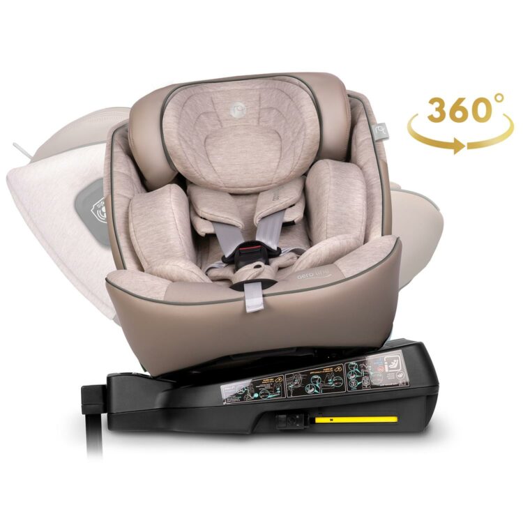 Autosedačka Aero Line, ISOFIX,0-36 kg, béžová | Nukido