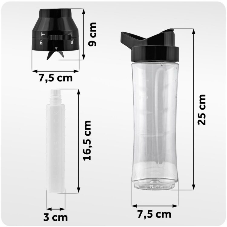 Chladiaca fľaša na smoothie BD-755, 600ml | Berdsen