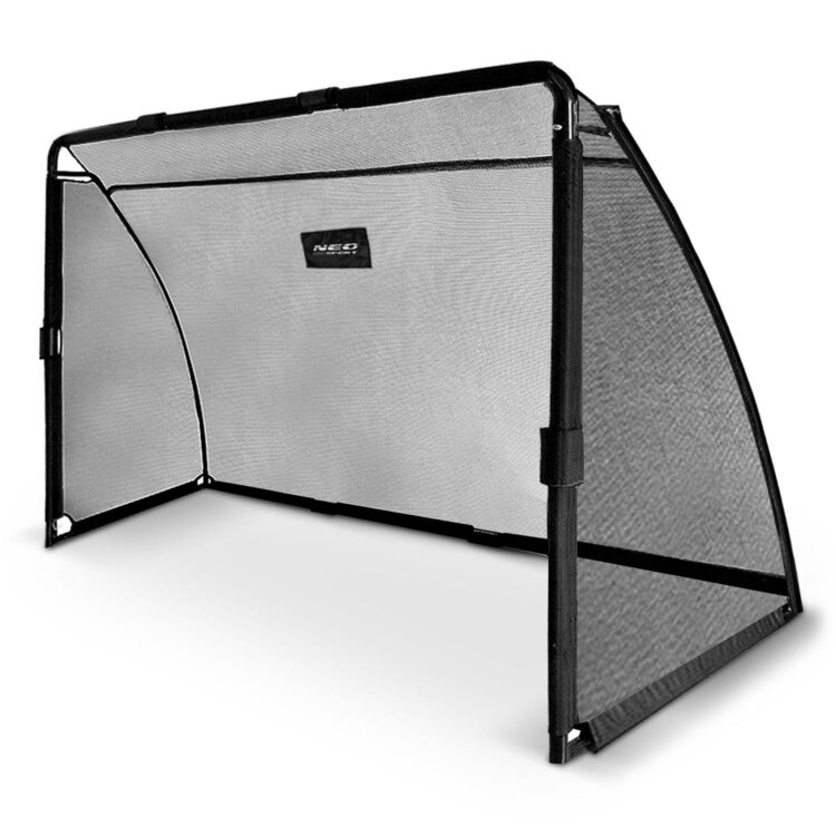 Futbalová bránka NS-497, 300x200x90cm, čierna | Neo-Sport